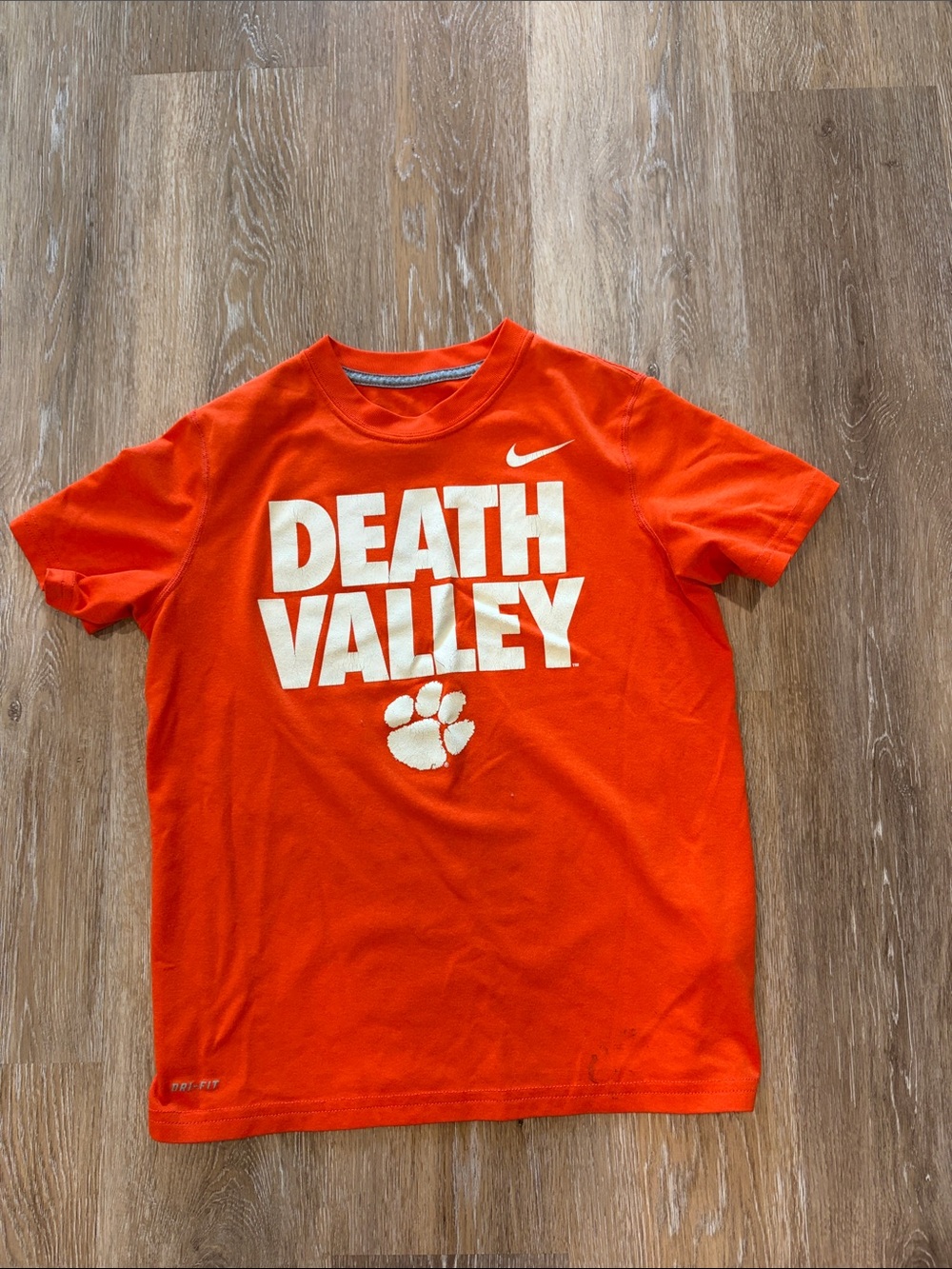 Nike Orange "Death Valley" Graphic Tee for Kids